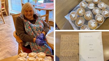 Using old recipes to bake delicious cakes at Gittisham Hill House